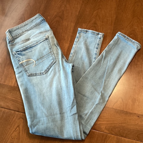 AMERICAN EAGLE Stretch Denim Jegging - size womens 2 regular - Picture 10 of 16
